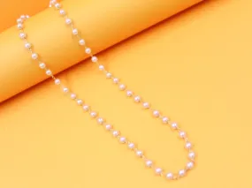 18K Gold Filled White Pearl Beaded Necklace