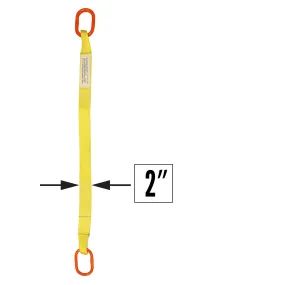 2"x5' (2 ply) Single Leg Nylon Sling w/ Master Link Both Ends