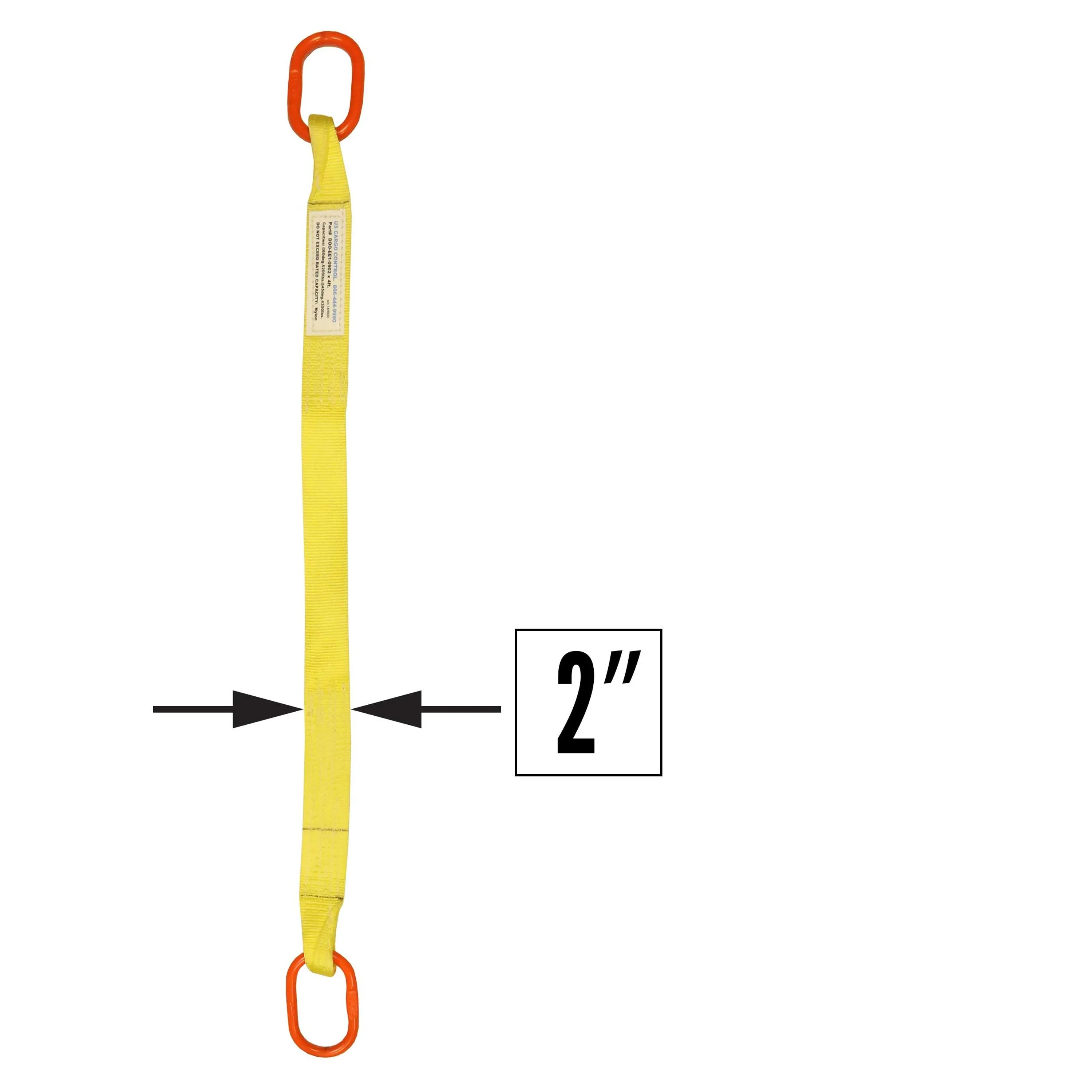 2"x5' (2 ply) Single Leg Nylon Sling w/ Master Link Both Ends