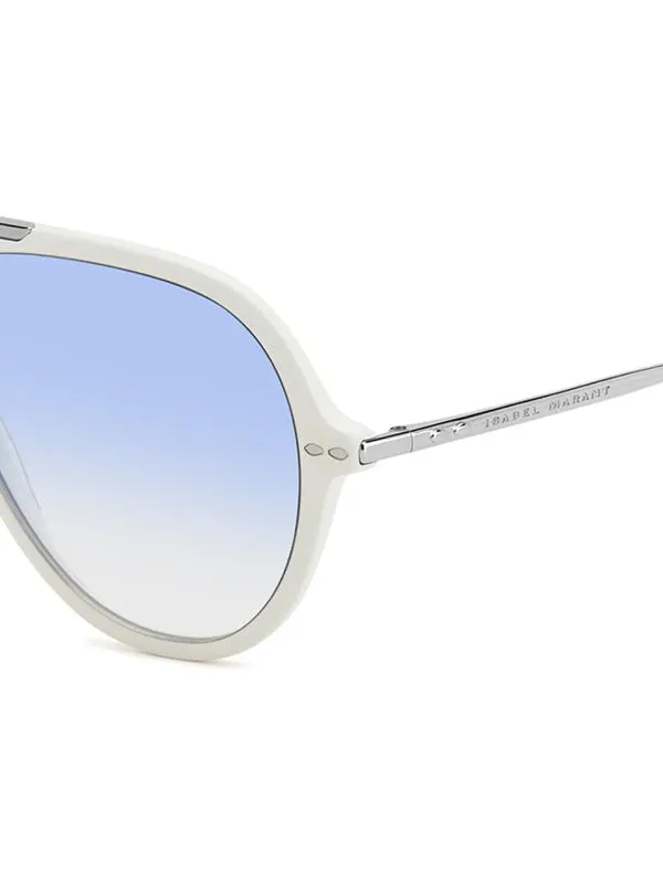 Aviator Sunglasses in Ivory