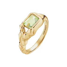 Maria Black Lemon Disco Ring Gold