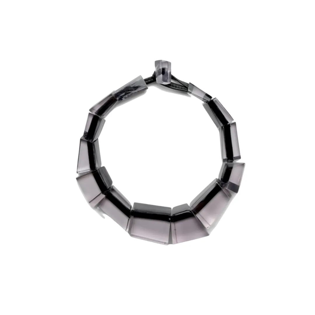 Monies Poppy Smokey Grey Necklace