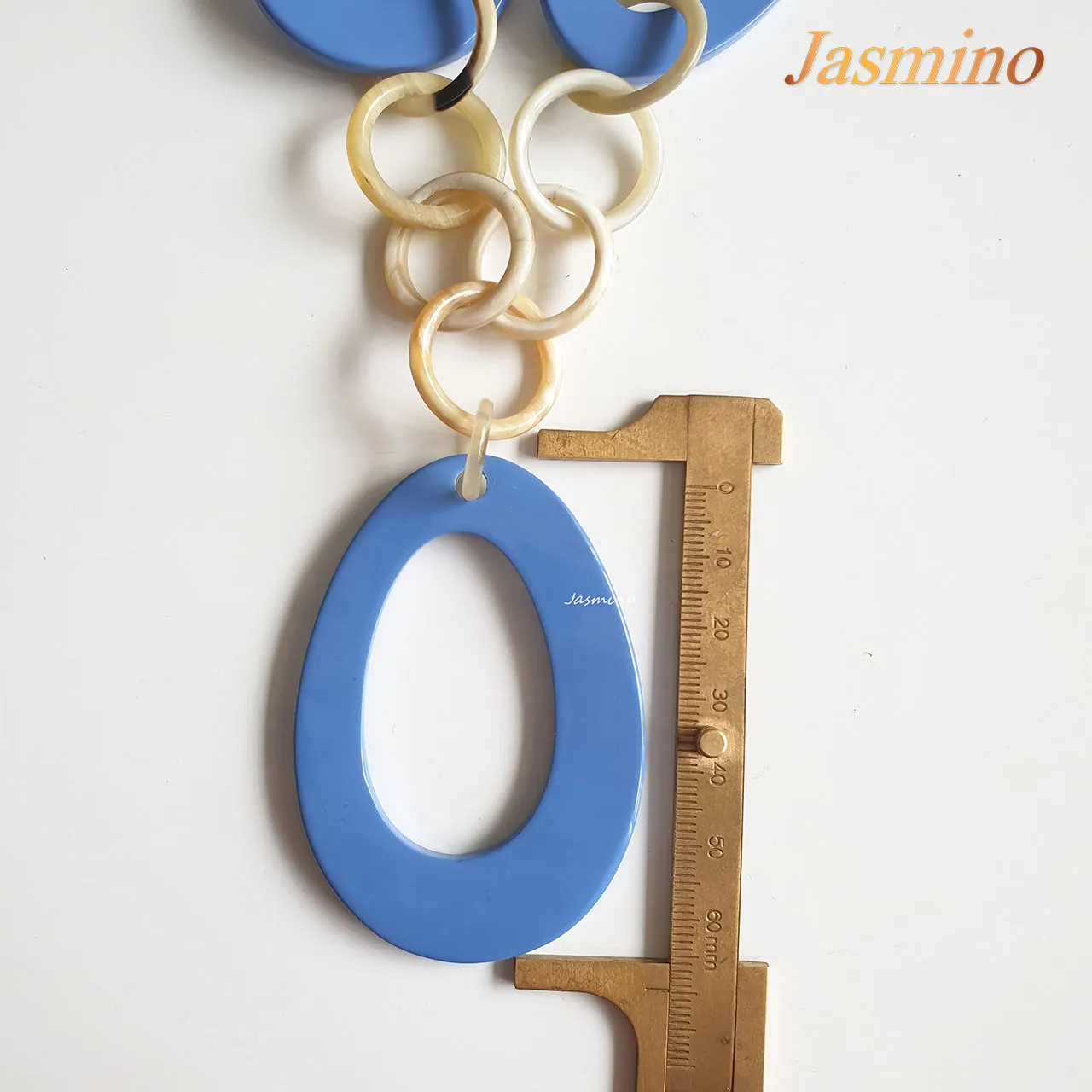 Natural Handmade Horn Necklace J17488, Source as Buffalo Horn & Lacquer