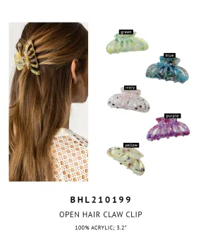 Open Hair Claw Clip