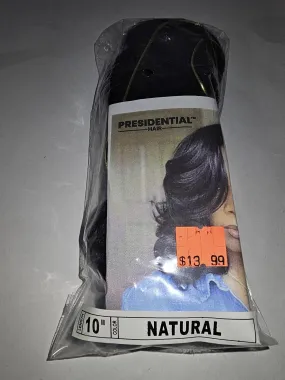 Presidential Hair Natural 10" Black