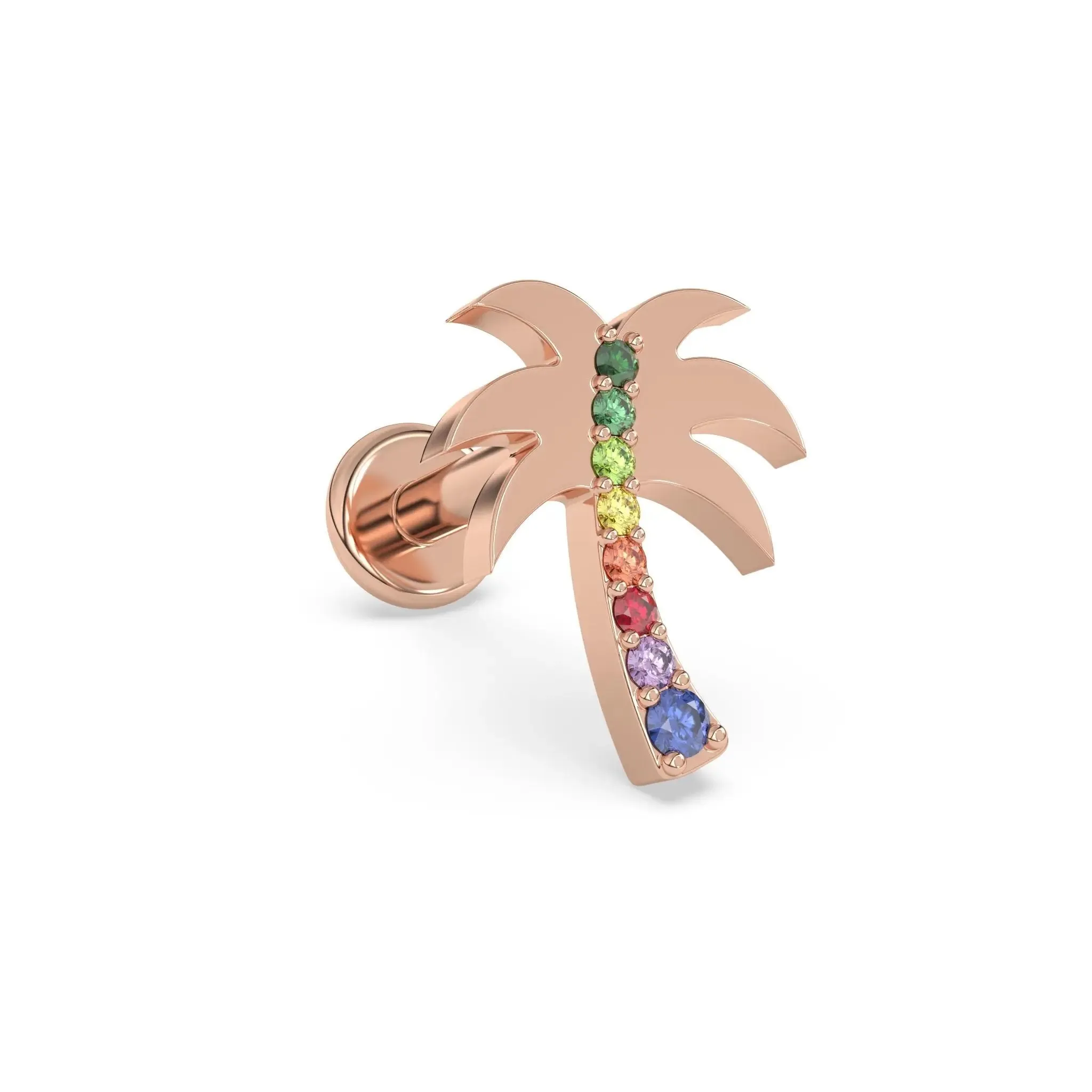 Rainbow Stud Earrings