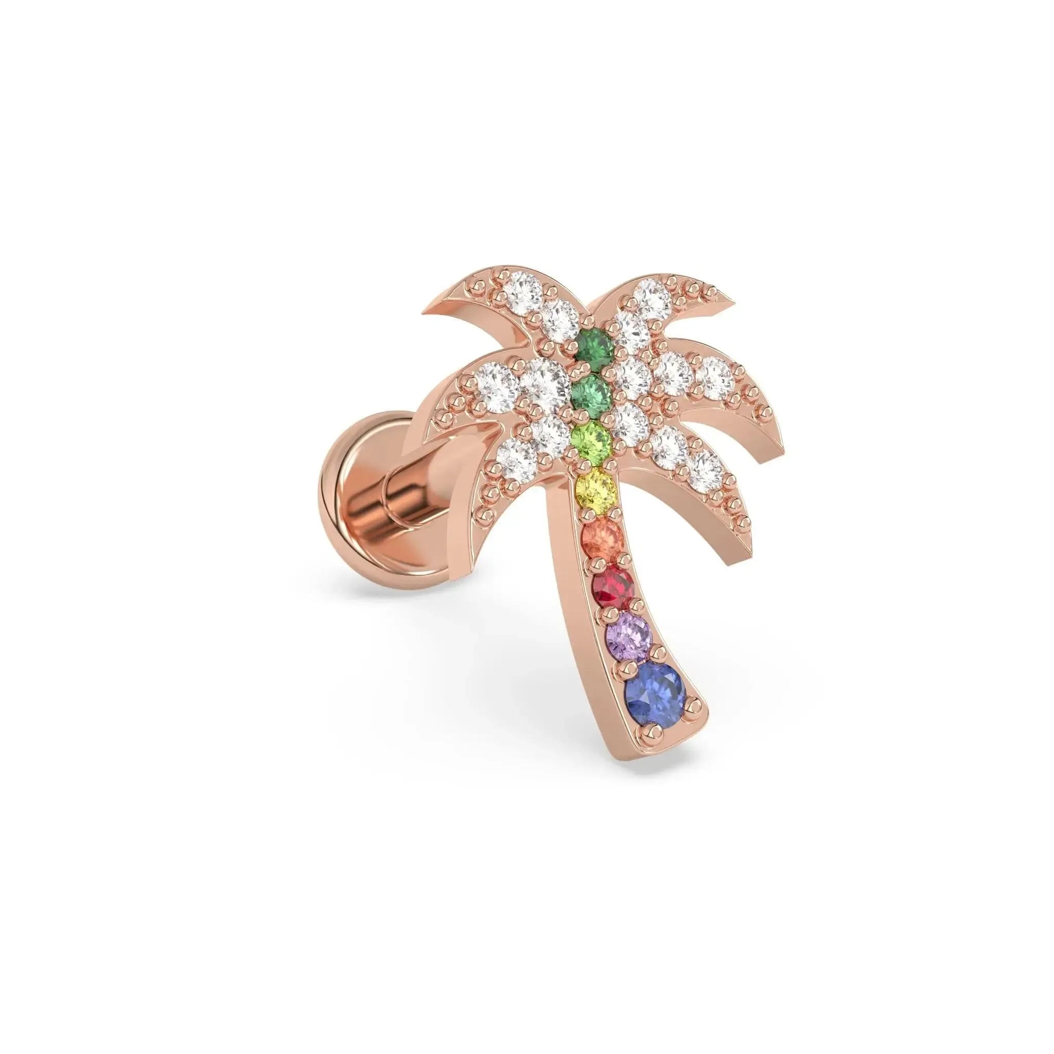 Rainbow Stud Earrings