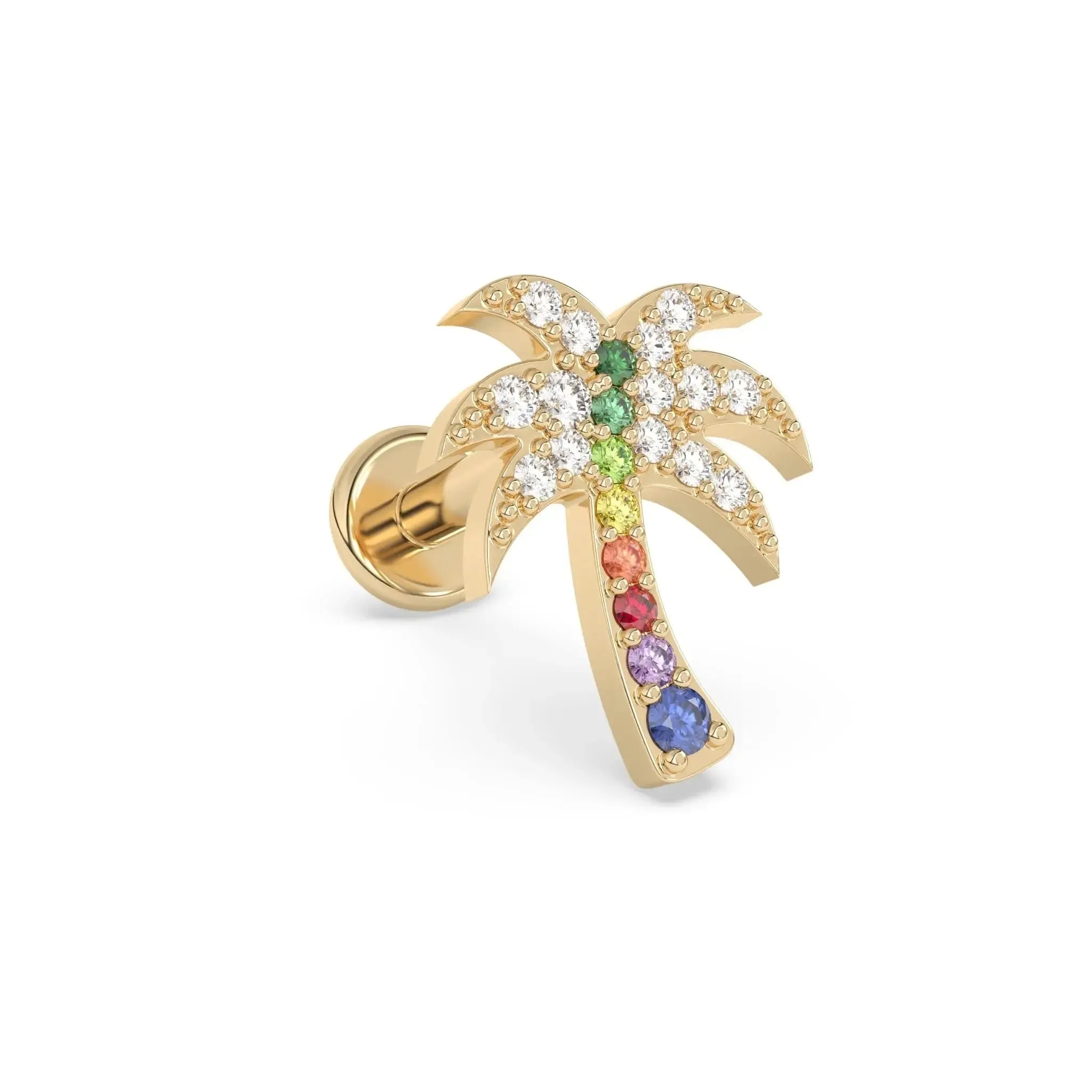 Rainbow Stud Earrings