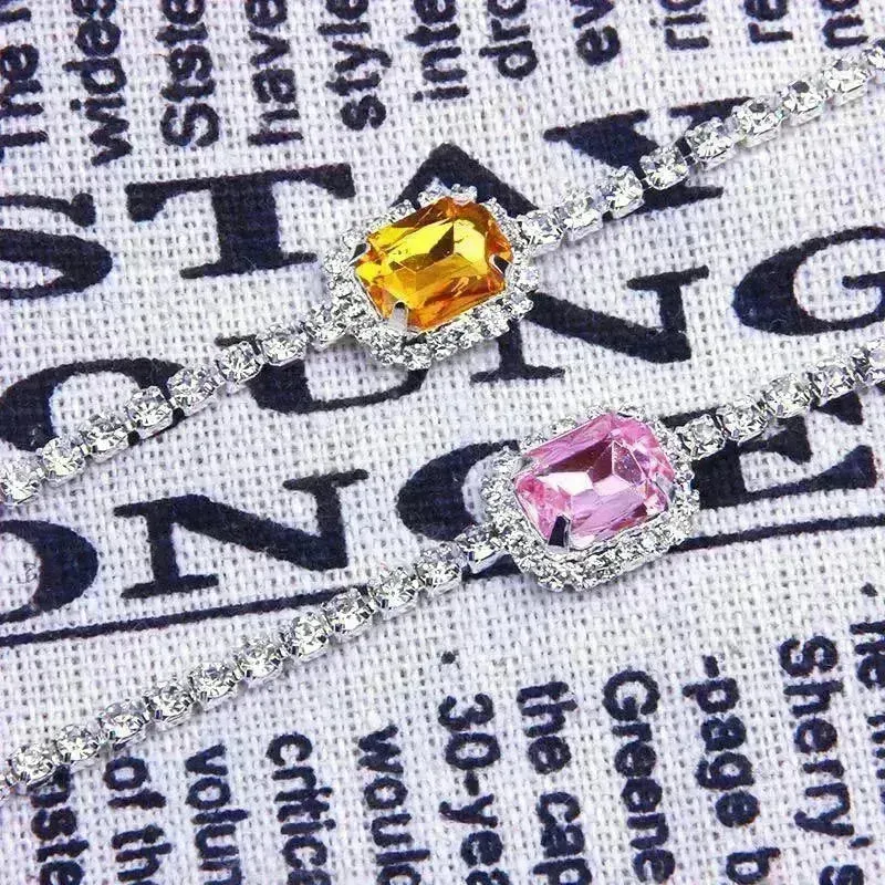 Rhinestone Clavicle Chain Simple Temperament Exquisite Diamond Women Necklace