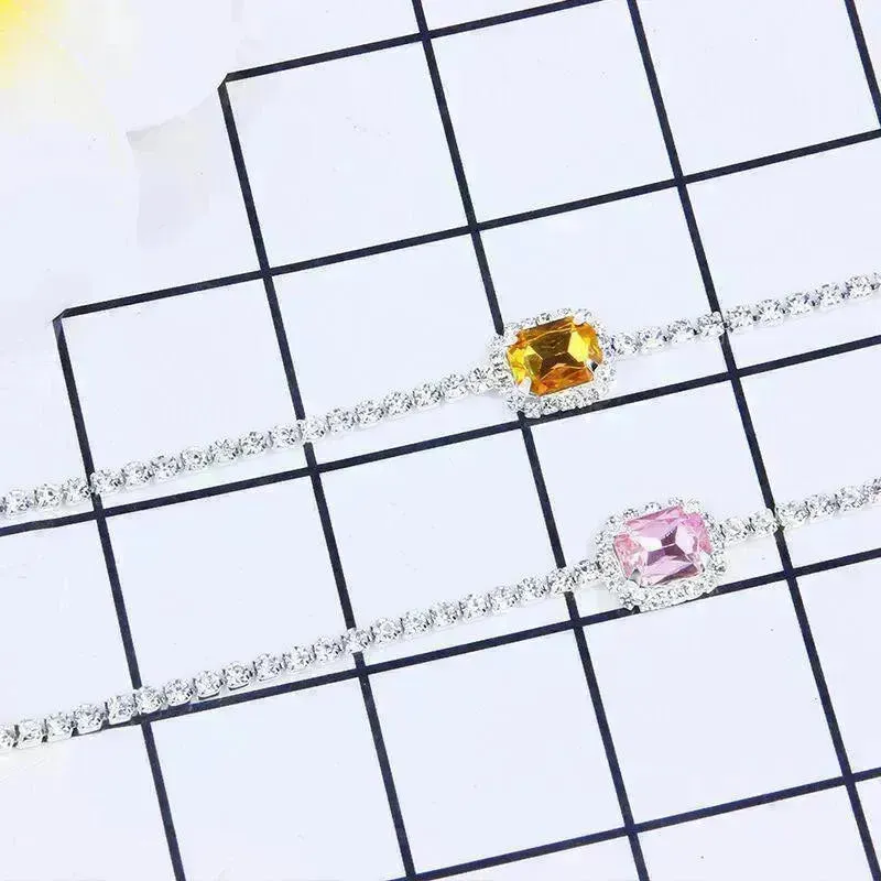 Rhinestone Clavicle Chain Simple Temperament Exquisite Diamond Women Necklace