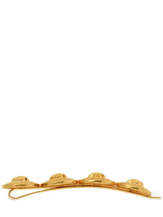 Versace   Medusa coin left side hair clip 