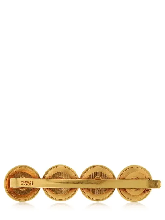 Versace   Medusa coin right side hair clip 